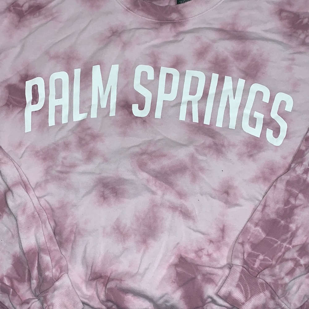 WILD FABLE Purple Tye-Dye Crewneck Size L